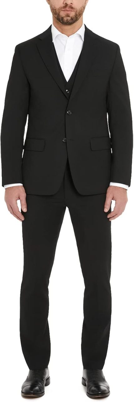 Men  Modern Fit Suit Separates, Black, 43 Regular