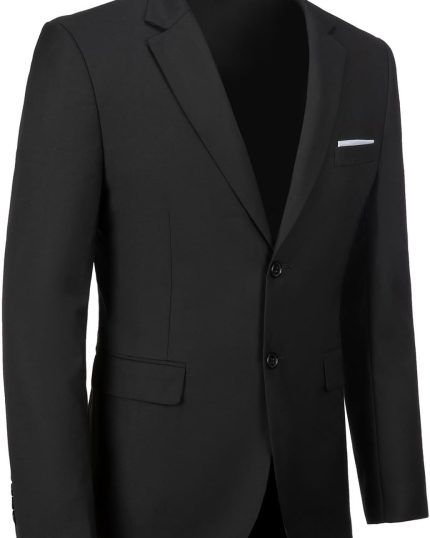 Mens Blazer Sports Coat Slim Fit 2 Button Solid Men's Casual Suit Blazer Jackets