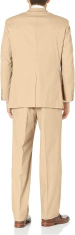 Men  Poplin 2 Button Center Vent Suit - Image 2