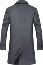 Men Classic Fit Two Button 100% Wool 2 Piece Suit - Image 2