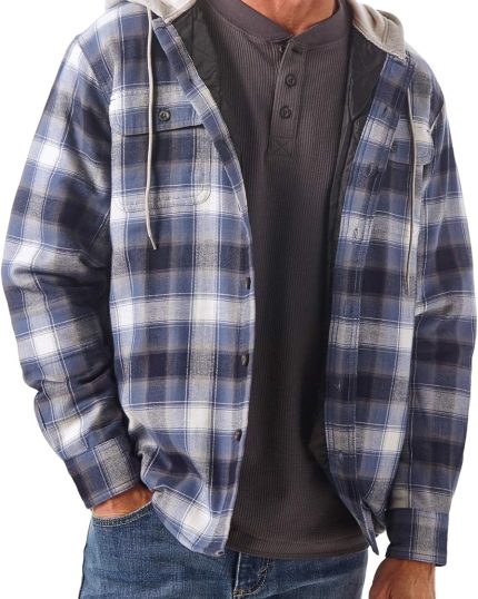 Men's Long-Sleeve Polar Fleece Shirt Jacket